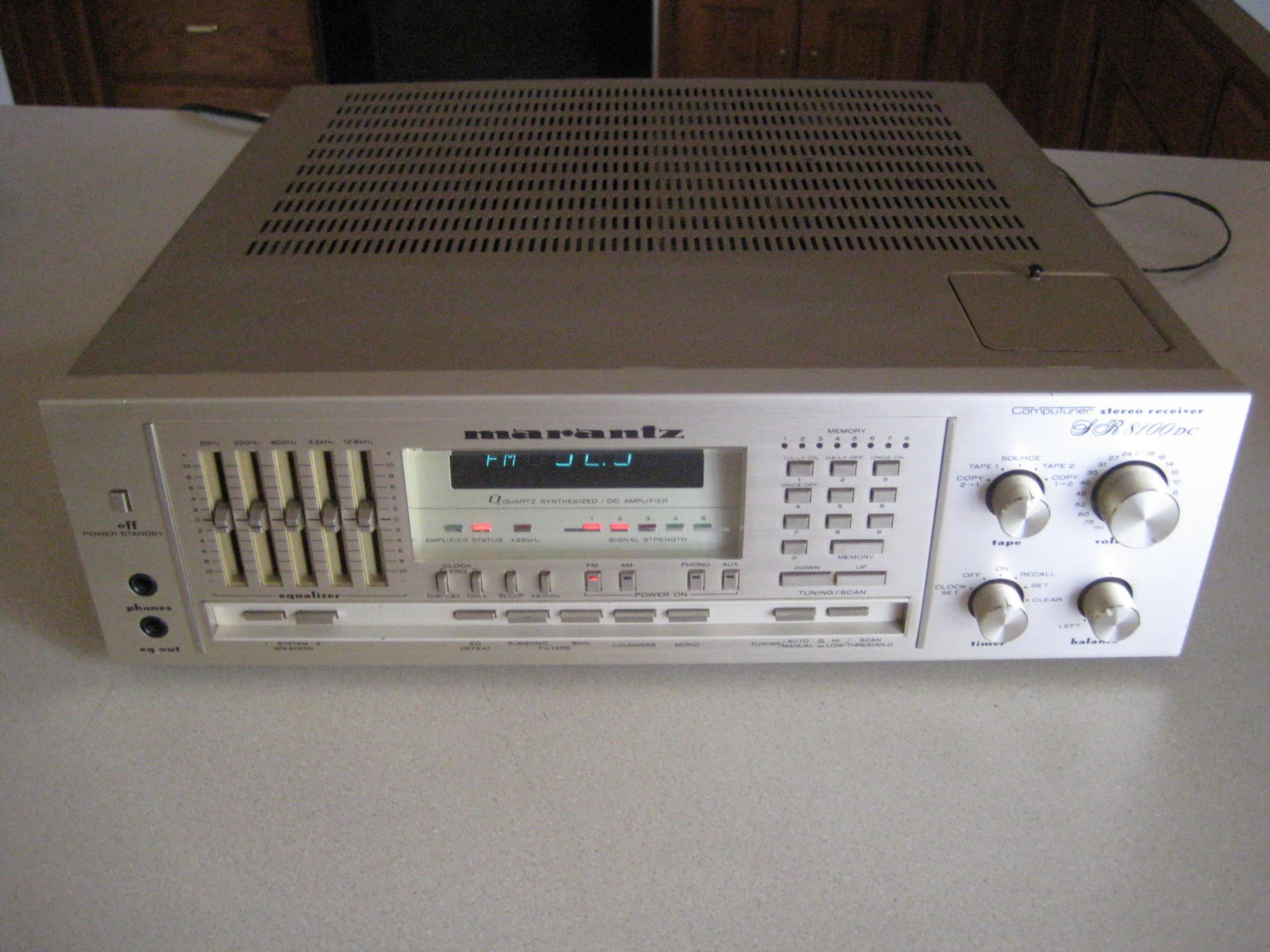 Very nice Marantz SR 8100DC 70w/ch Gold Series 1981 — Polk Audio Forum