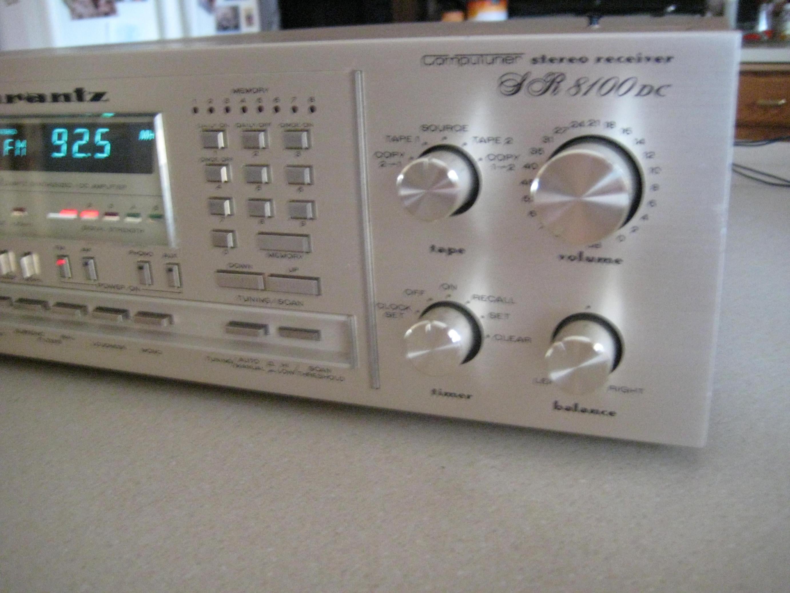 Very nice Marantz SR 8100DC 70w/ch Gold Series 1981 — Polk Audio Forum