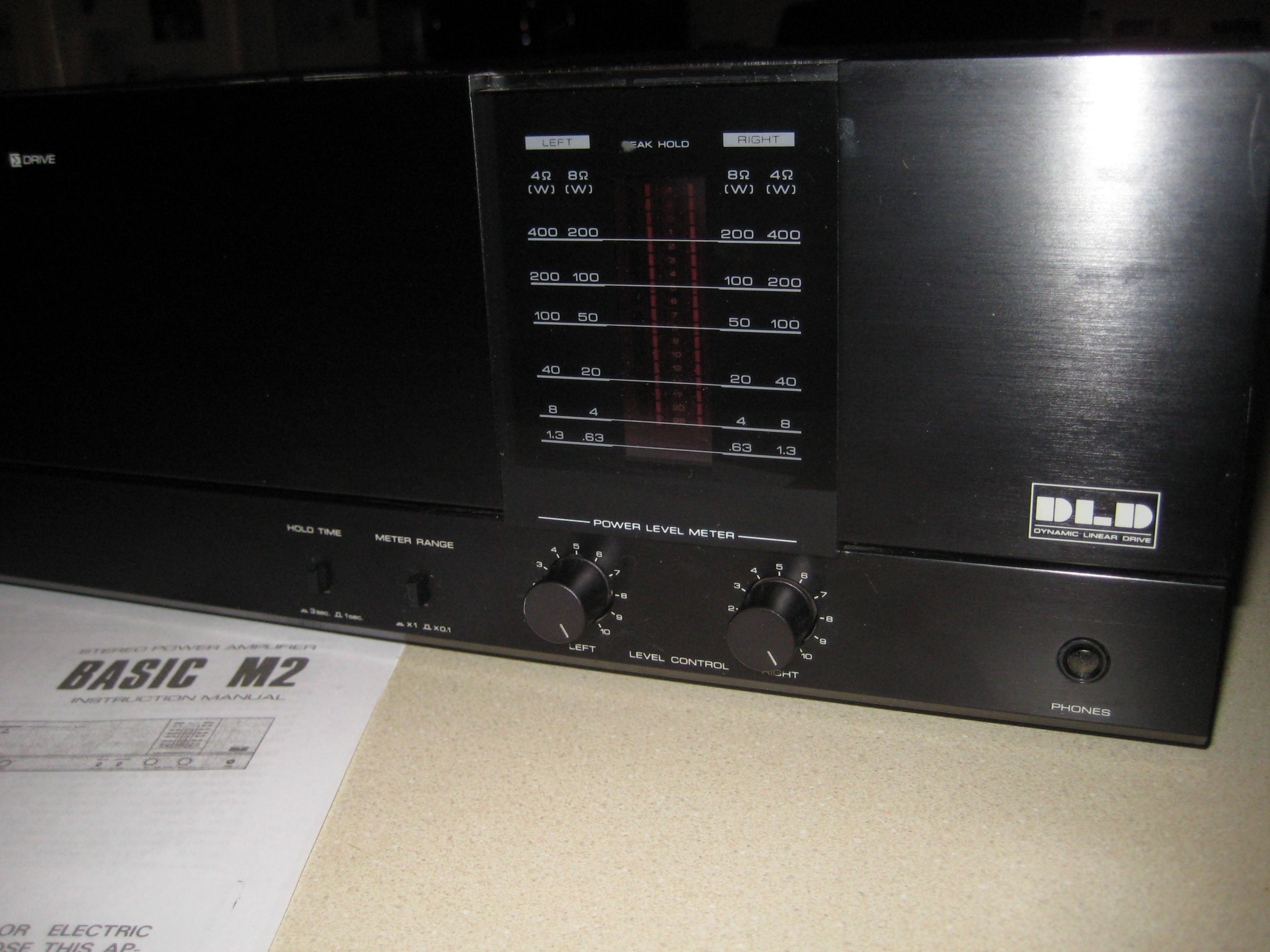 Very nice Kenwood Basic Series M2 220 watt/ch power aamp 1983 — Polk