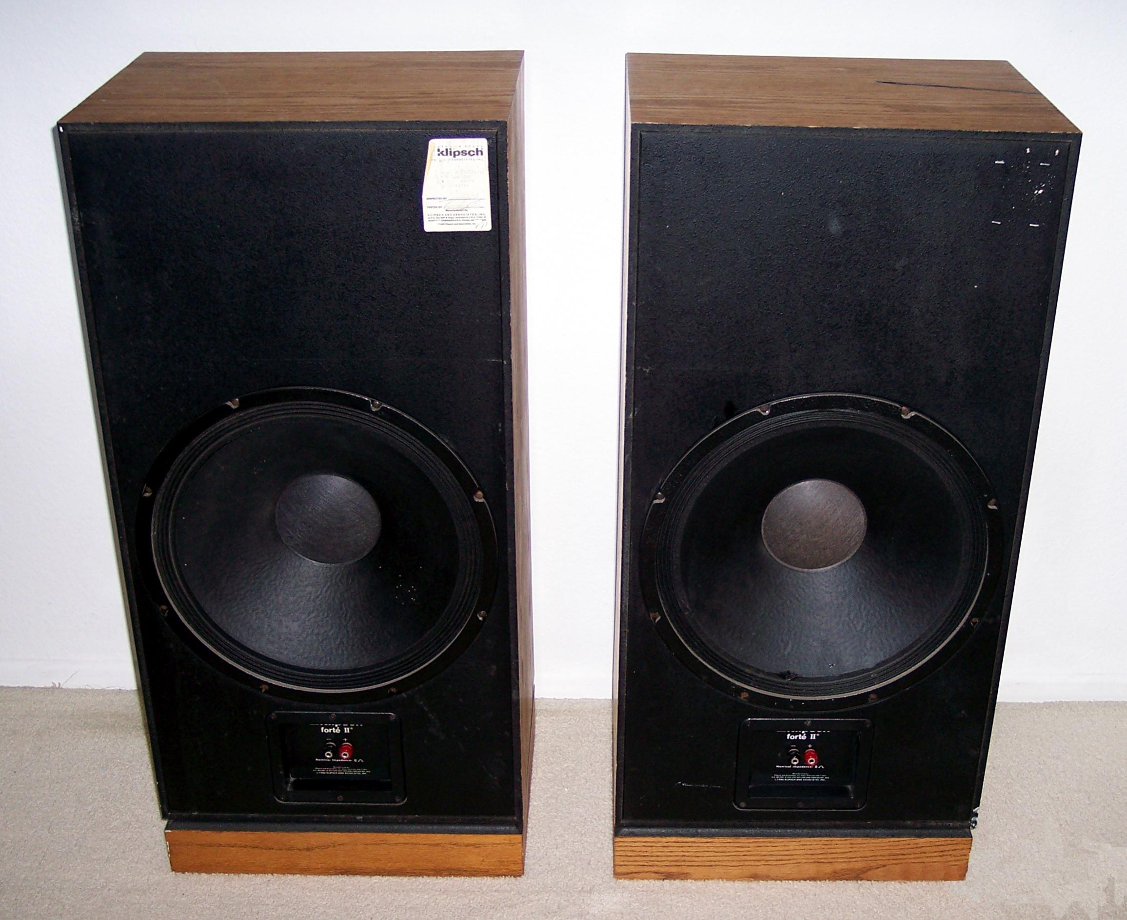 klipsch forte dimensions