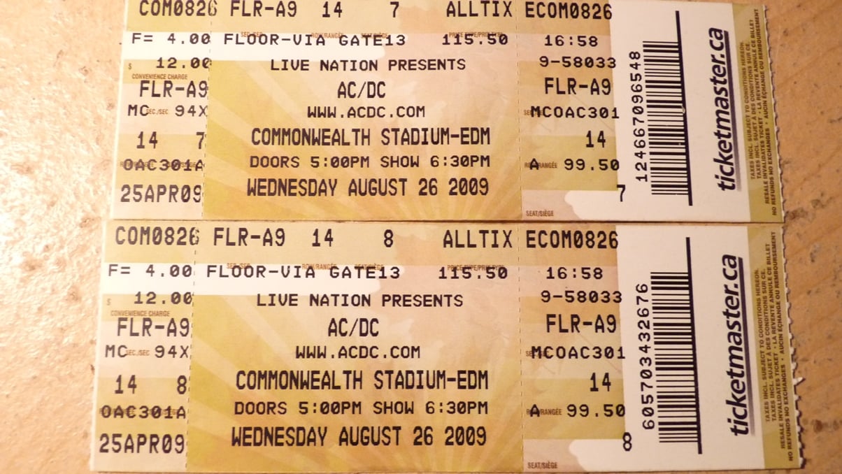 AC/DC tickets — Polk Audio Forum