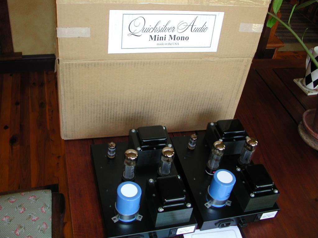 Quicksilver Mini Mono Tube amps — Polk Audio Forum