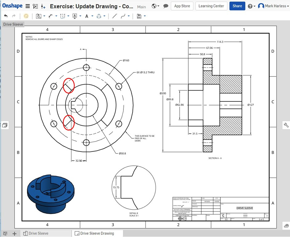 Onshape Drawing Templates