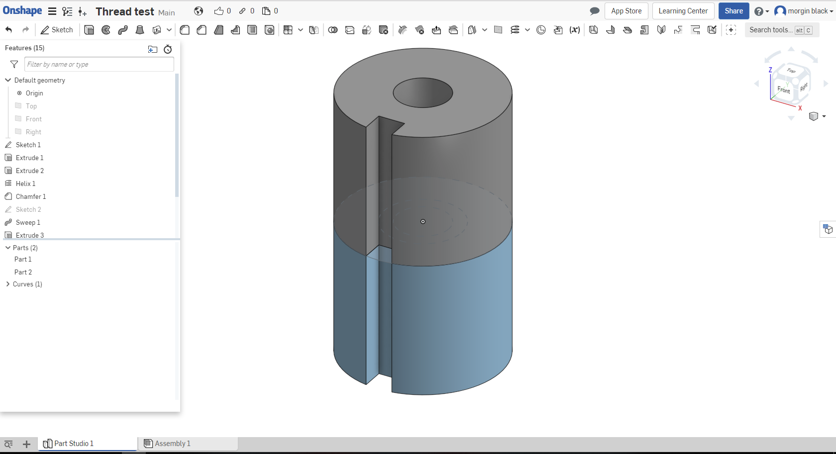 How To Make A Threaded Hole In Onshape A Pictures Of Hole 2018