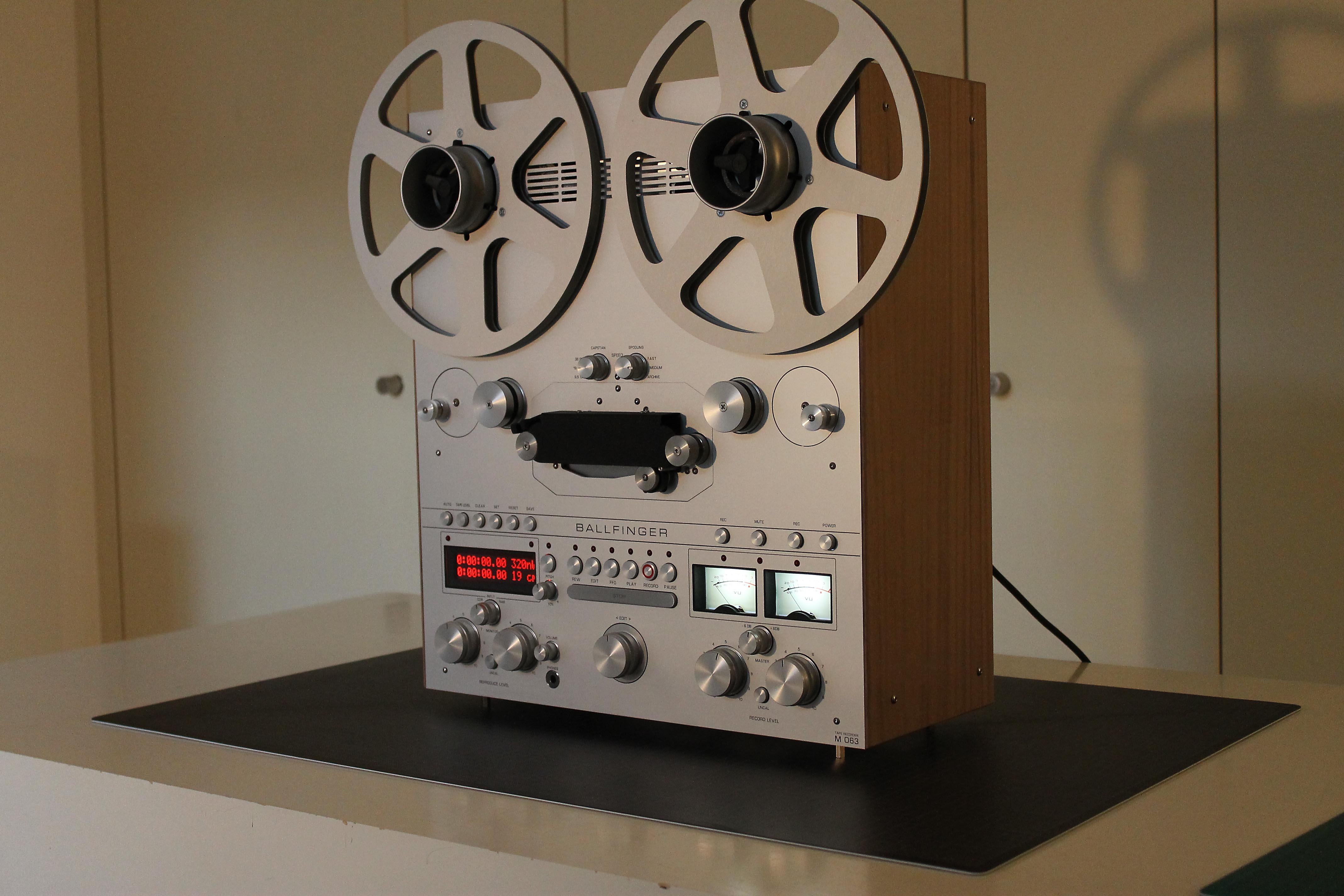 Ballfinger Reel To Reel Tape Machine To Land AE Shortly Audio Exotics Ballfinger Reel To Reel Tape Machine To Land AE Shortly Audio Exotics