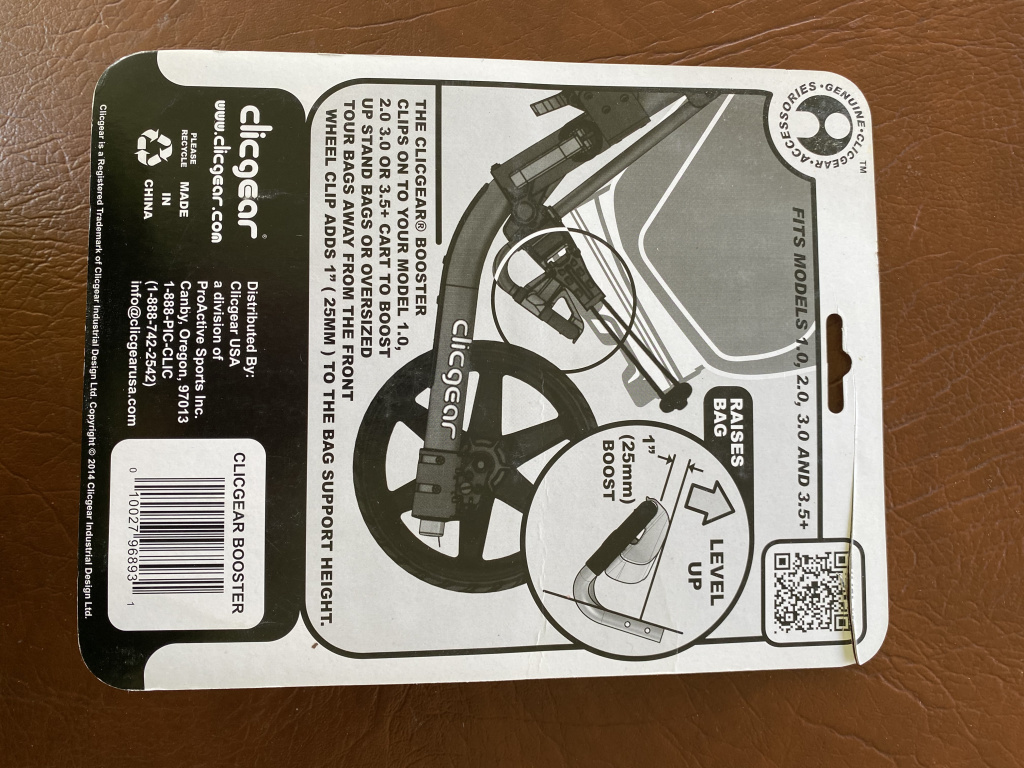 Clicgear Tour Bag Kit/Booster Kit SOLD! — GolfWRX