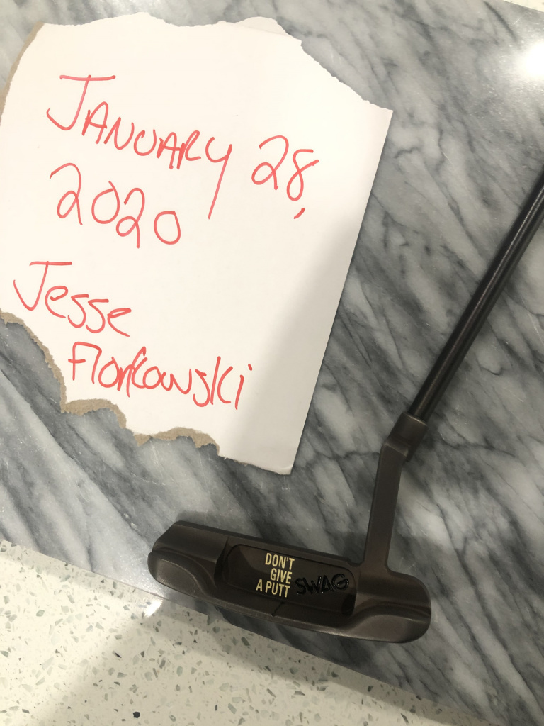 **SOLD** Left Hand Swag Golf Handsome One Putter, Custom 1 of 1 **SOLD