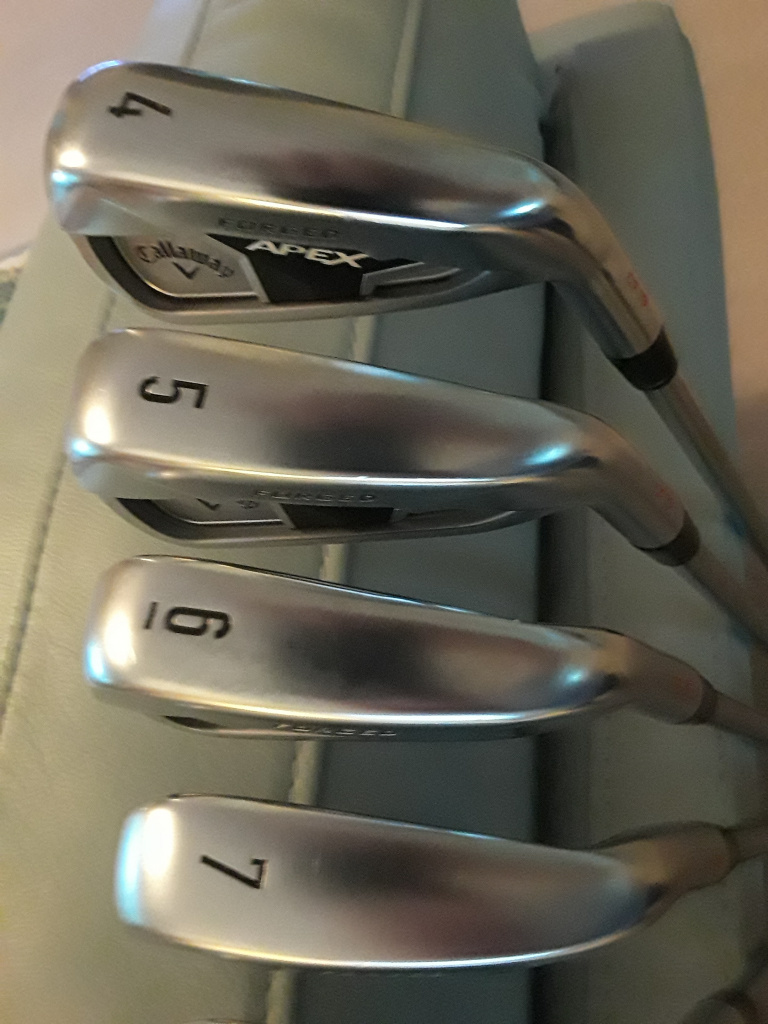 Callaway Apex 19 Irons 4AW Elevate 95 Stiff — GolfWRX
