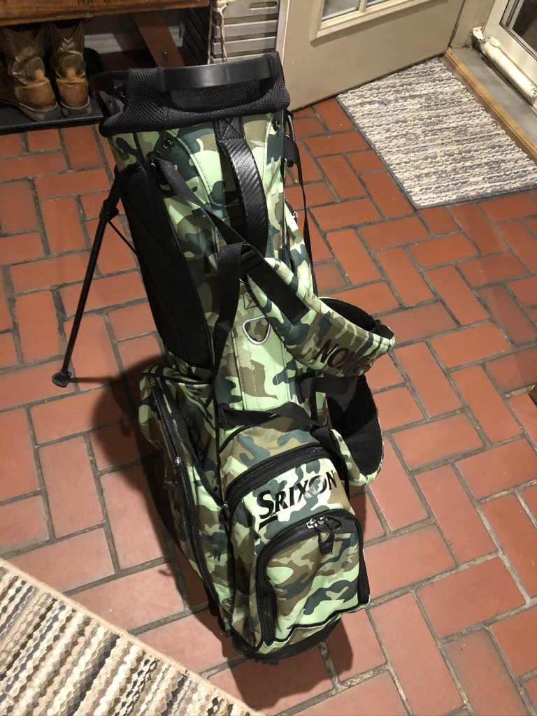 Srixon Z85 Camo Bag, Odyssey Milled Collection RSX 7, Piretti Elite and