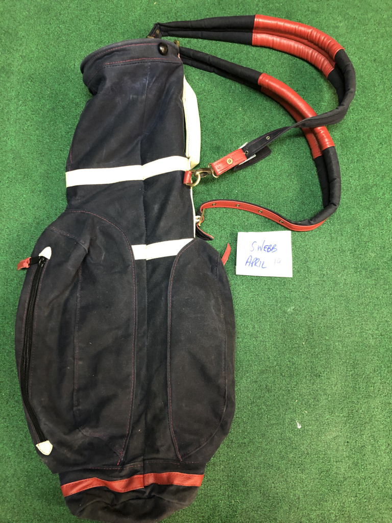 8” waxed canvas and leather Elliot Golf Bag — GolfWRX