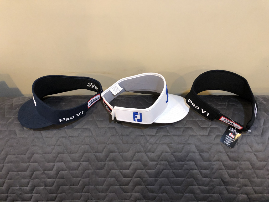 (3) Titleist Tour Visors—White, Black, and Navy — GolfWRX