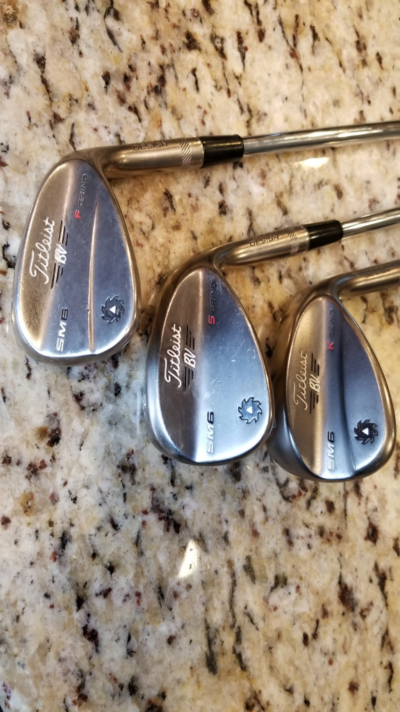 Titleist Vokey SM6 Wedge set, 50, 54, 60 — GolfWRX