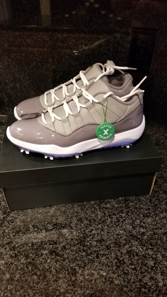 cool grey jordan golf shoes