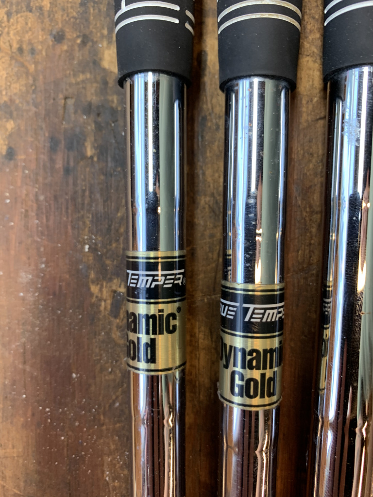 Driver shaft, iron and wedge shafts, pants and shorts