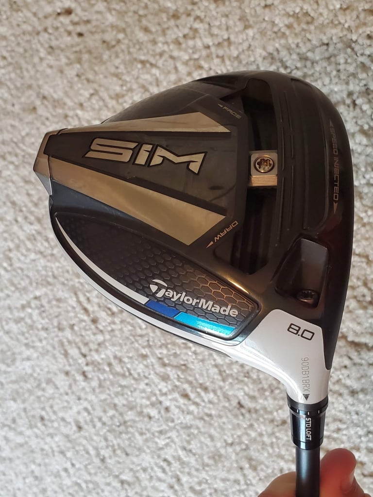 SOLD Mint TaylorMade SIM 8 degree driver with Xflex shaft — GolfWRX