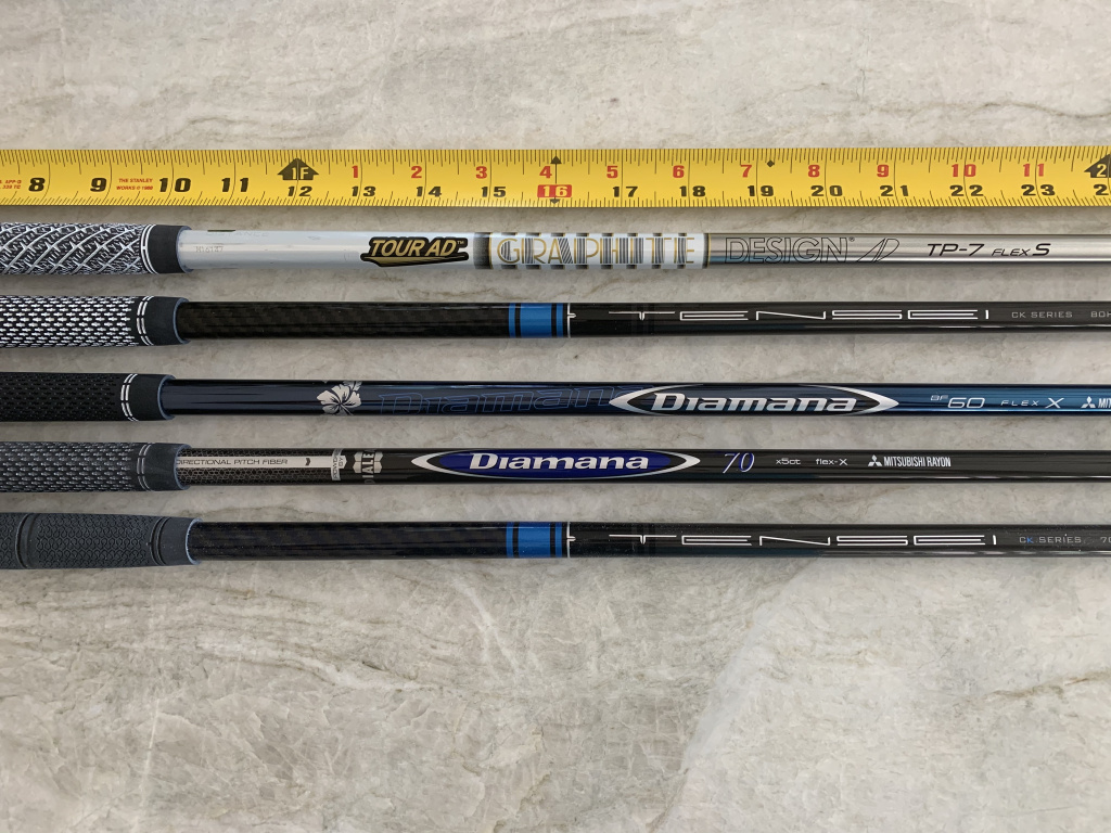 Graphite Design TP, Diamana BF, Tensei Pro Blue shafts — GolfWRX