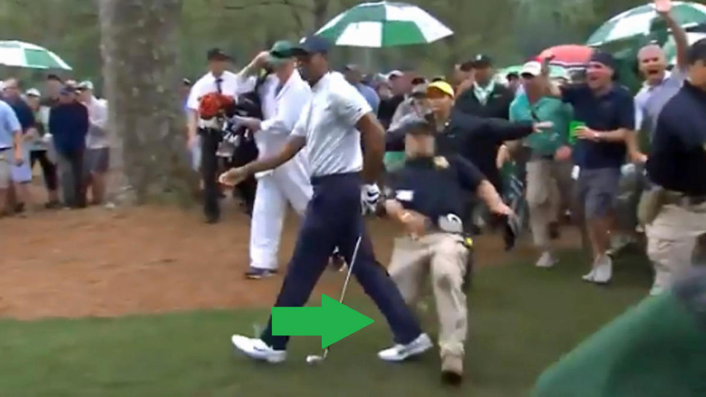 Is this the craziest injury to happen to a pro golfer during a