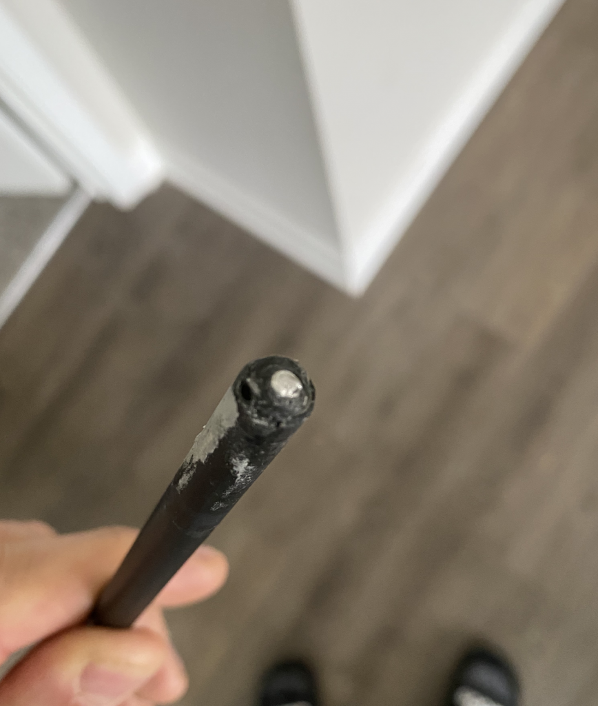 Metal Rod in Graphite Shaft Tip — GolfWRX