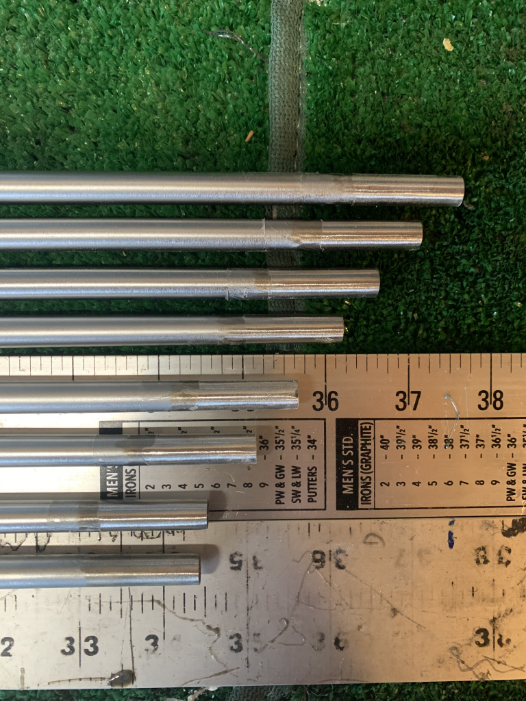 Shafts KBS TOUR $-TAPER Black PVD 120g Rigide - 4-PW (7 Tiges) .355 Conique