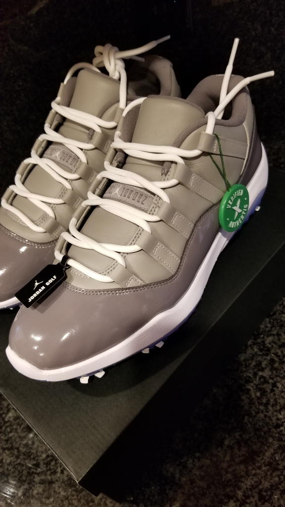 cool grey jordan golf shoes