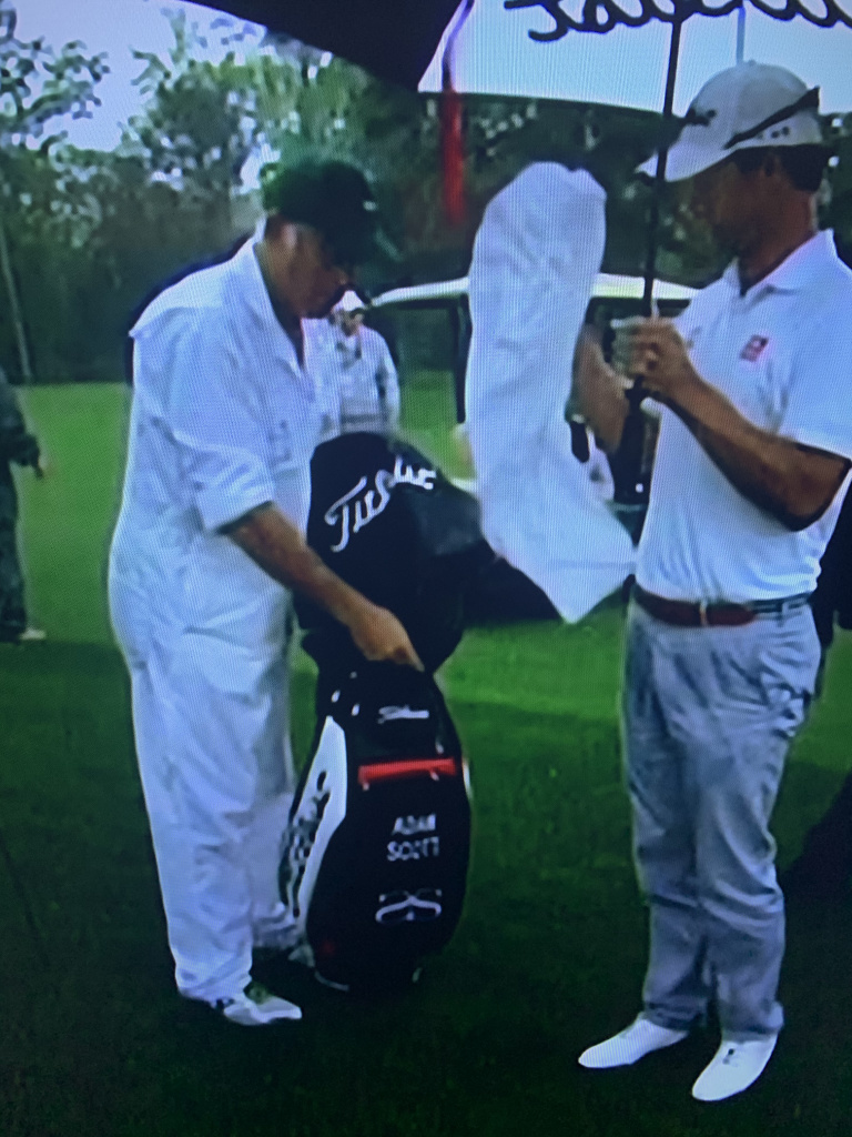 Titleist Rain Hood at the Masters — GolfWRX