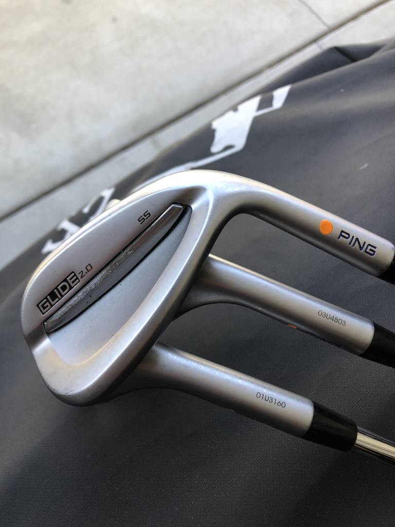 Ping Glide 2.0 wedges 100 Orange dot AWT 2.0 Wedge flex/G700 4 iron40