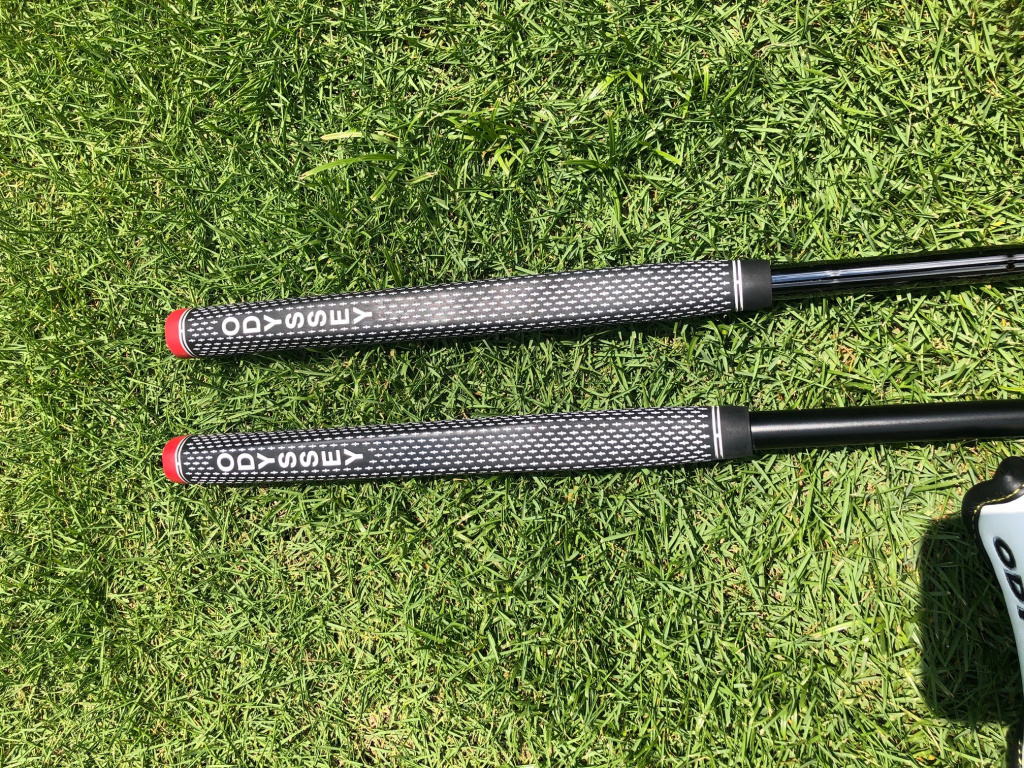 Odyssey Stroke Lab Black 10s with WHP Pistol Grip and 2 shafts Stroke