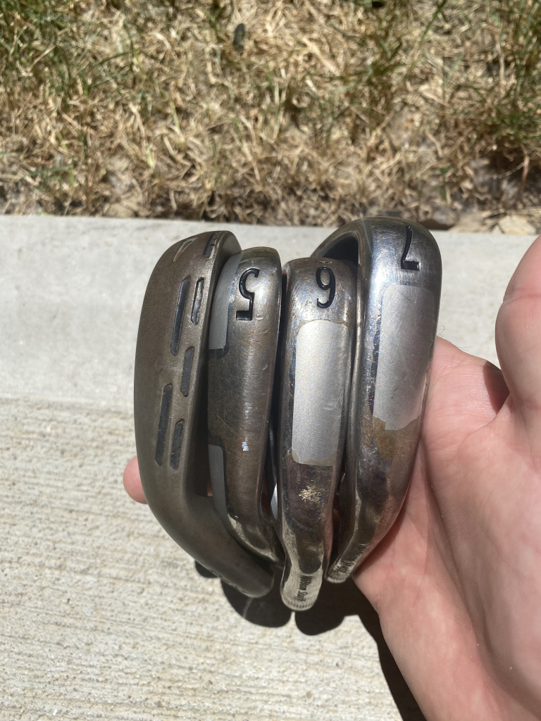 Wilson V6 Raw Irons Heads Only mint 4pw — GolfWRX