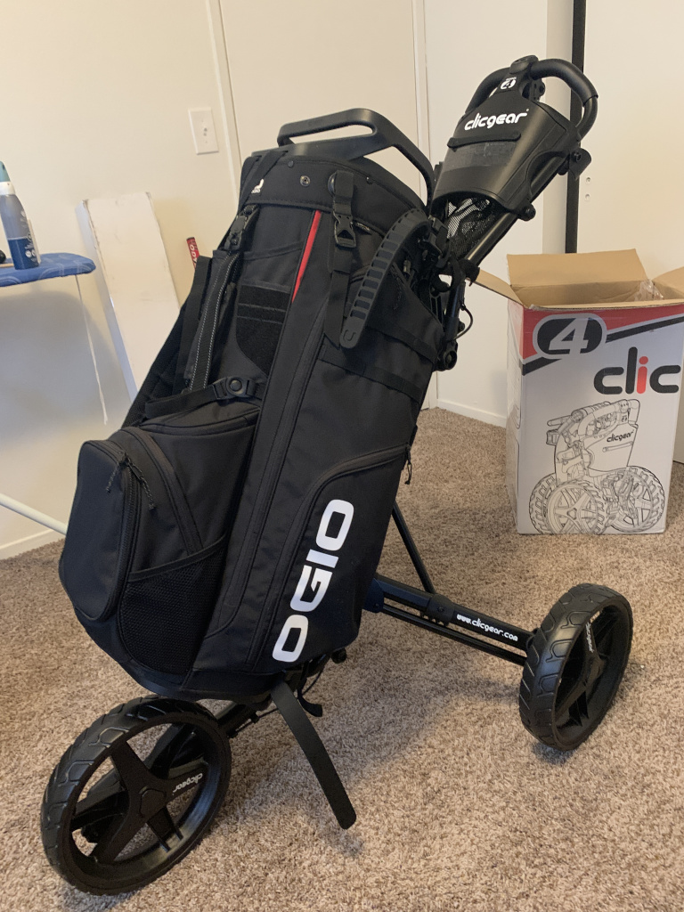 Clicgear 4.0 push cart reviews? — GolfWRX