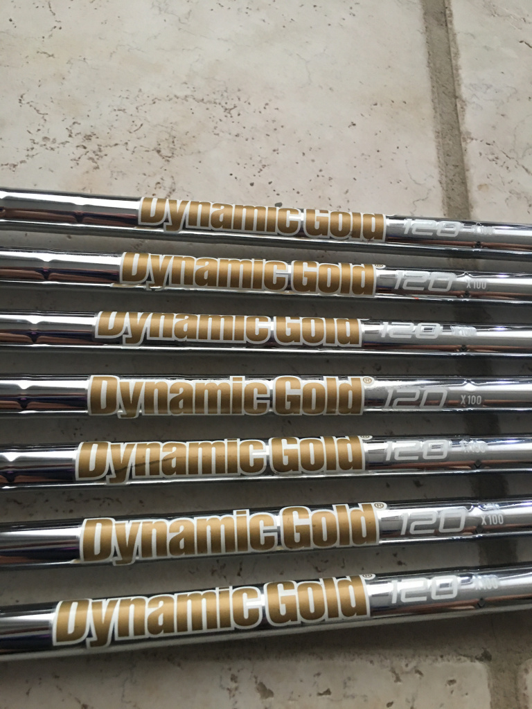 😍 Dynamic gold 120 x100 shafts 4pw SOLD — GolfWRX