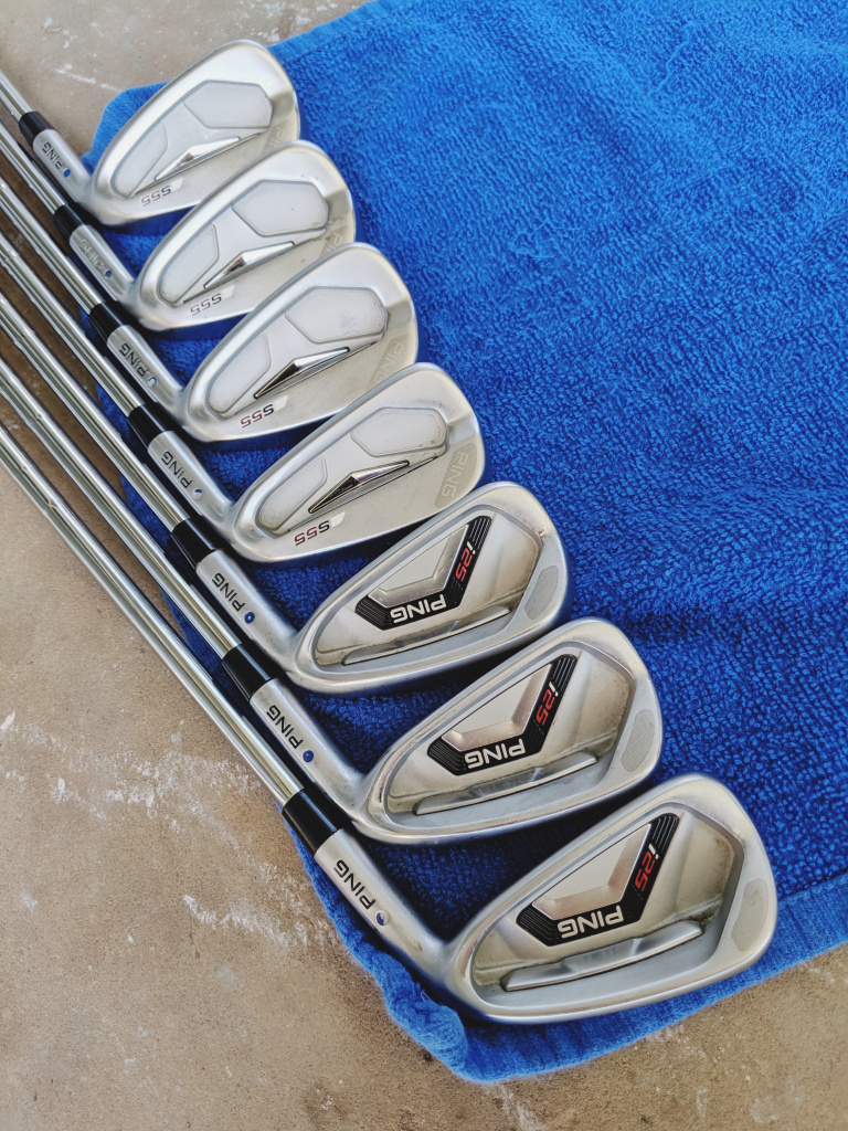 Ping S55/I25 combo iron set, Modus3 Tour 130 stiff — GolfWRX