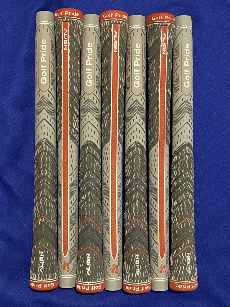 (7) Used Golf Pride MCC+4 Align Grips Standard Size — GolfWRX
