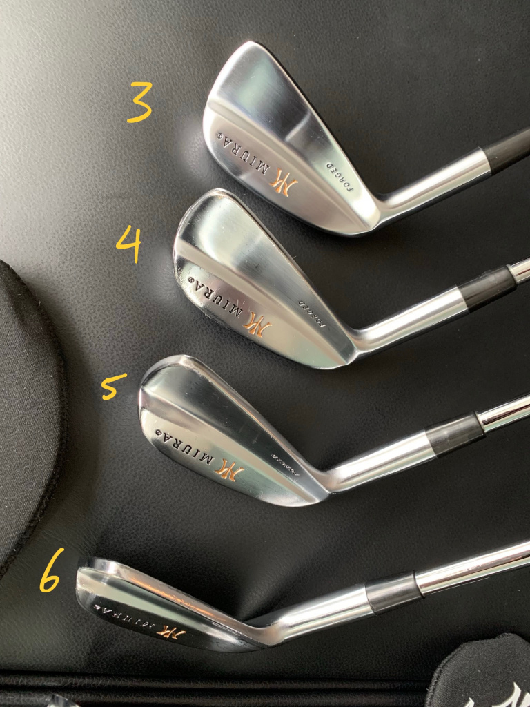 SOLD Miura MB Blade Irons, Left Handed 3PW — GolfWRX