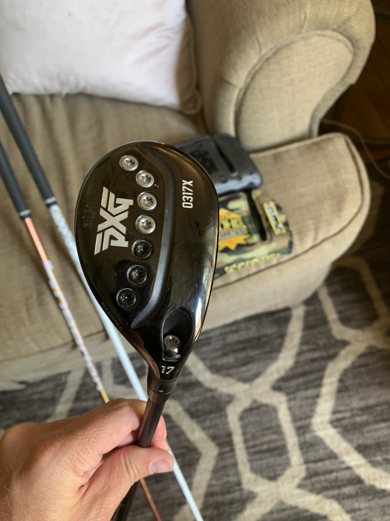 PXG Hybrid xstiff, Mizuno 3 woods, Speeder and Tour Spec, Scotty