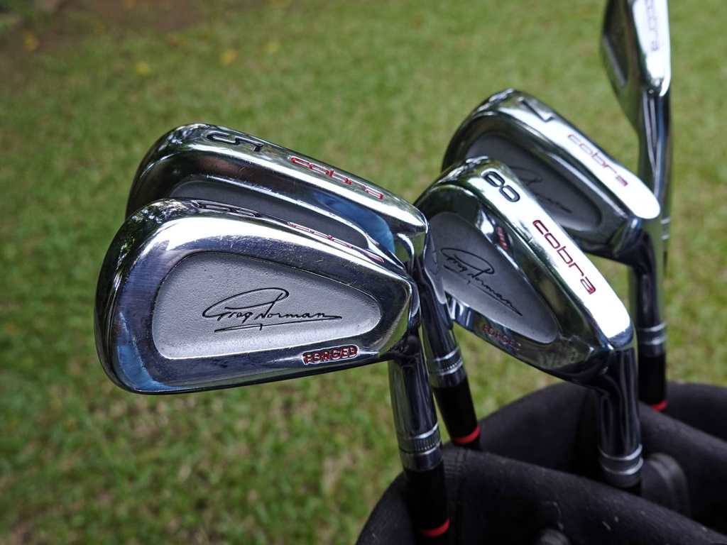 Cobra Greg Norman Signature CB Irons Restoration + Comparison Pics vs