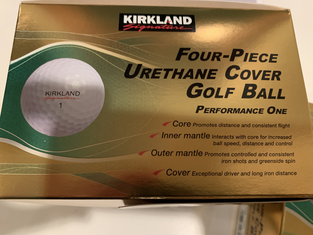 Kirkland signature 4piece golf balls performance one — GolfWRX