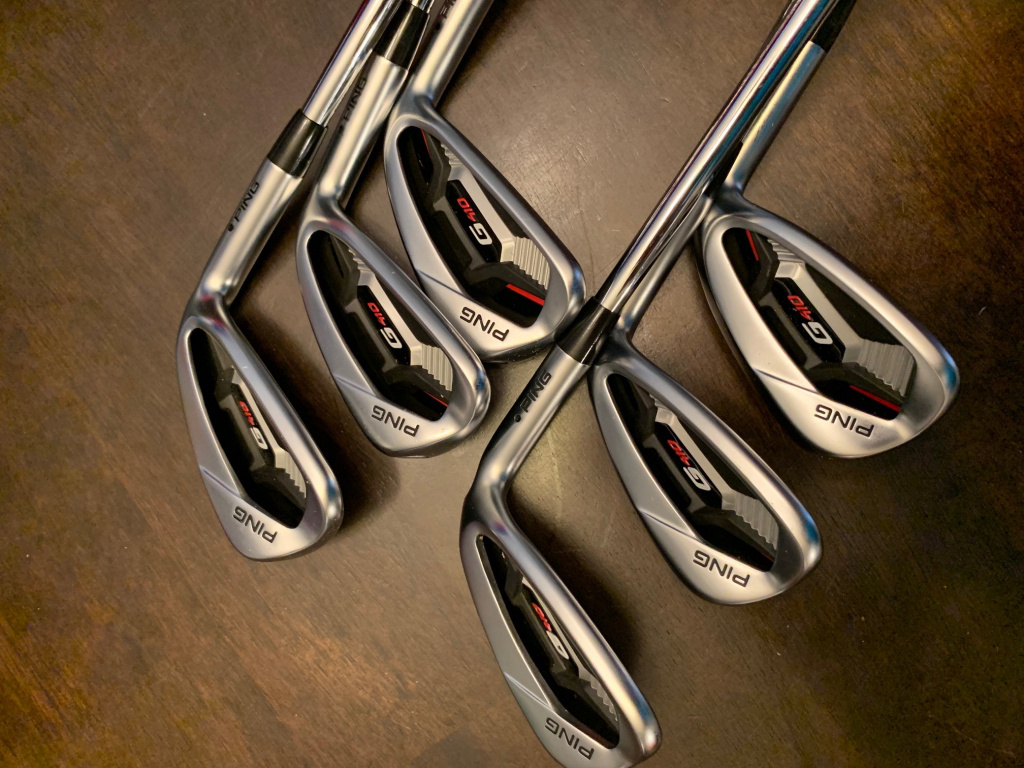 Cobra F9 5 wood w/ Ventus, Ping G410 irons, Sugar Skull headcover