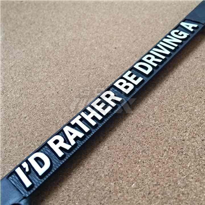 I'd Rather Be Driving a Titleist License Plate Frame — GolfWRX