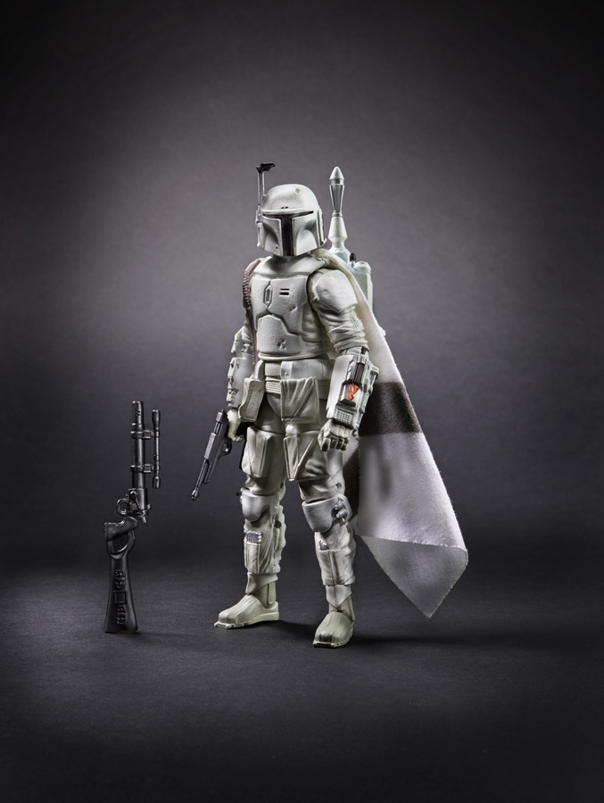 STAR WARS BLACK SERIES 4 INCH ESB BOBA FETT PROTOTYPE WHITE ARMOR FIGURE