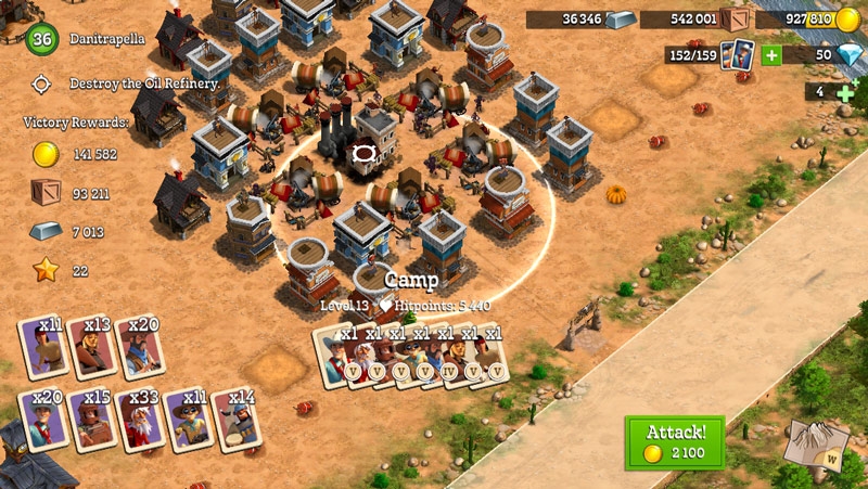 7 troops per camp