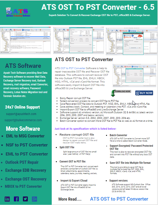 best ost to pst converter free