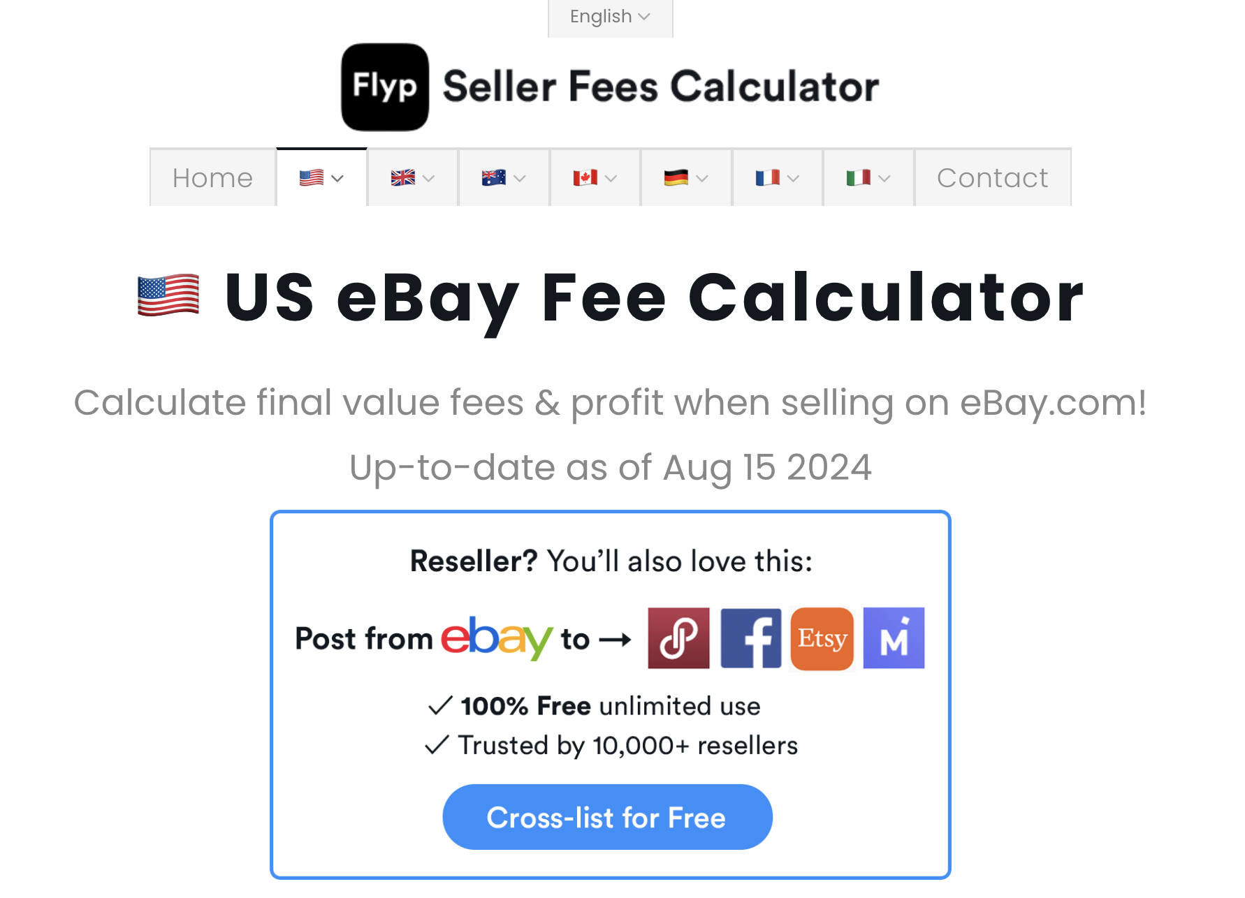 EBay Fees Calculator Link Collectors Universe EBay Fees Calculator Link Collectors Universe