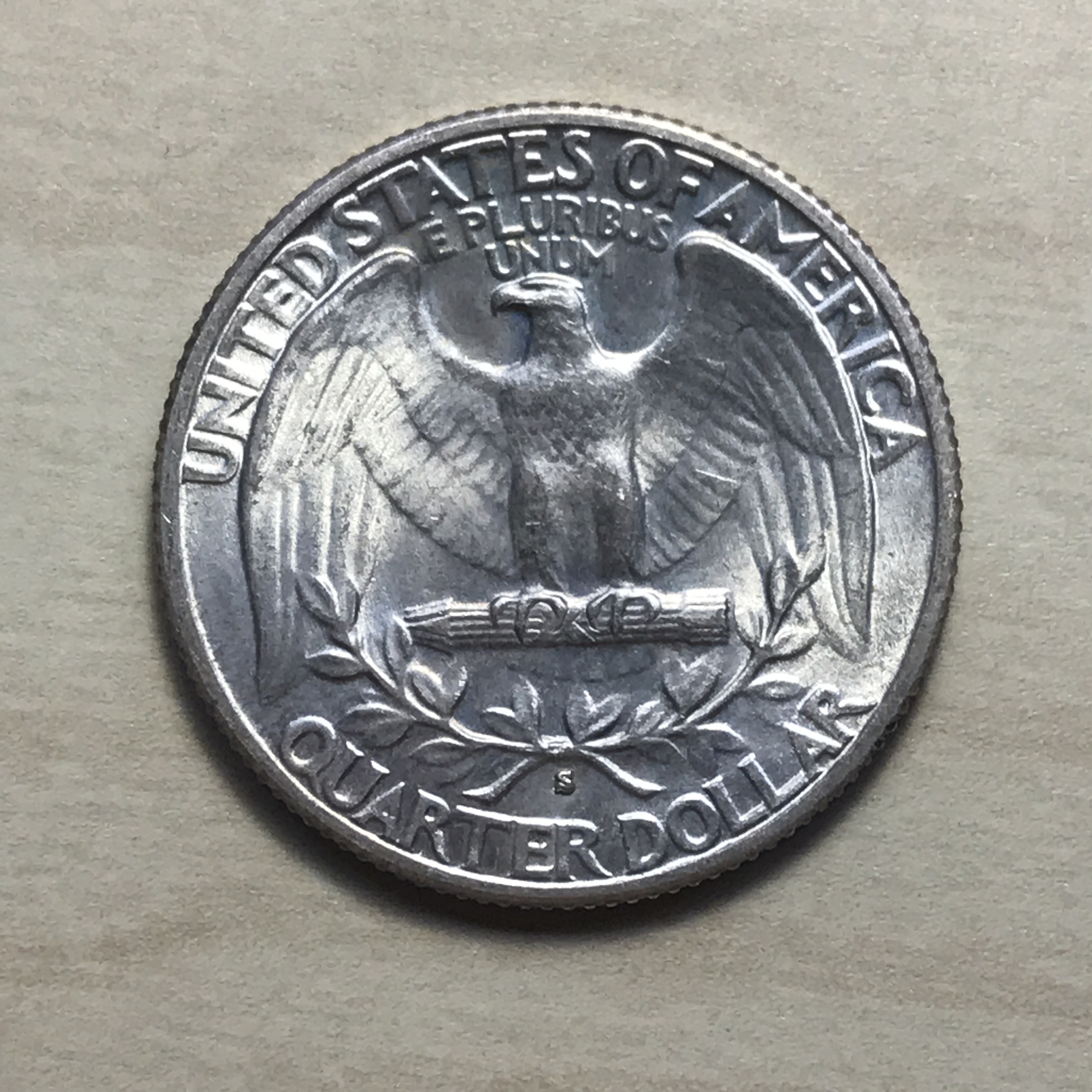 1935S Quarter AU/UNC junk silver bin find — Collectors Universe