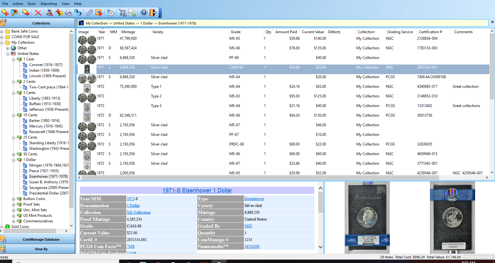 Opinion's on keeping track of a collections — Collectors Universe