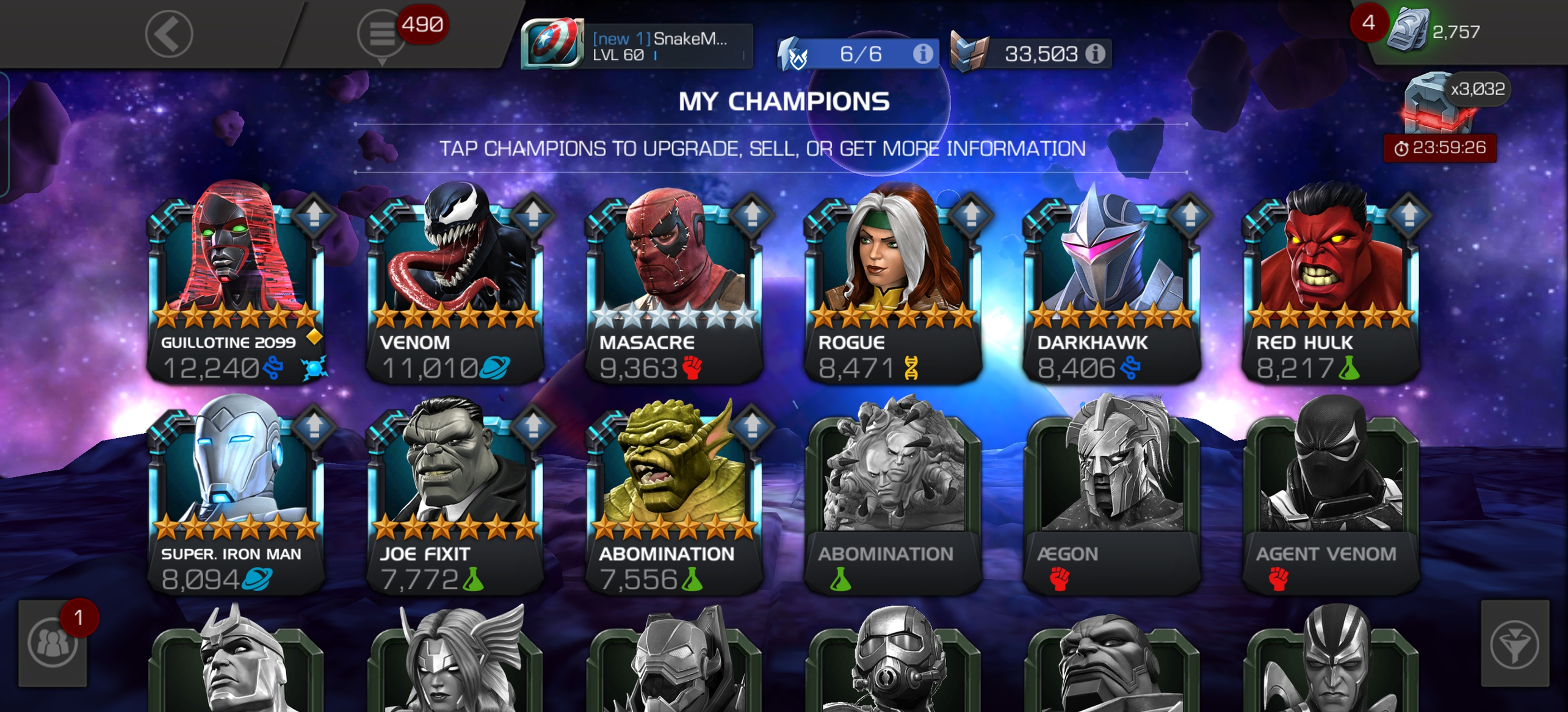 MCoC Progression Thread 100 Act 5 — Marvel Contest of Champions