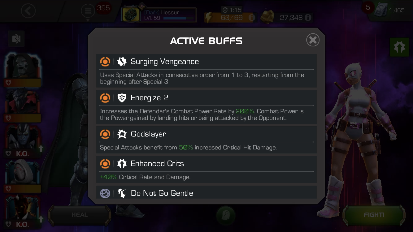 Possible bug or misunderstanding a node — Marvel Contest of Champions