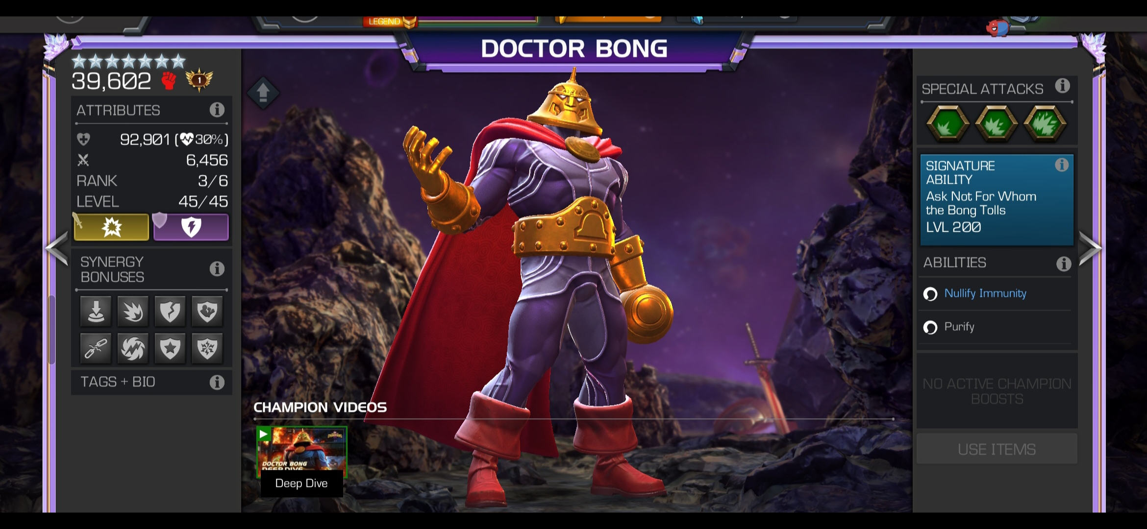 Boingtless Bong Post - Marvel Contest of Champions