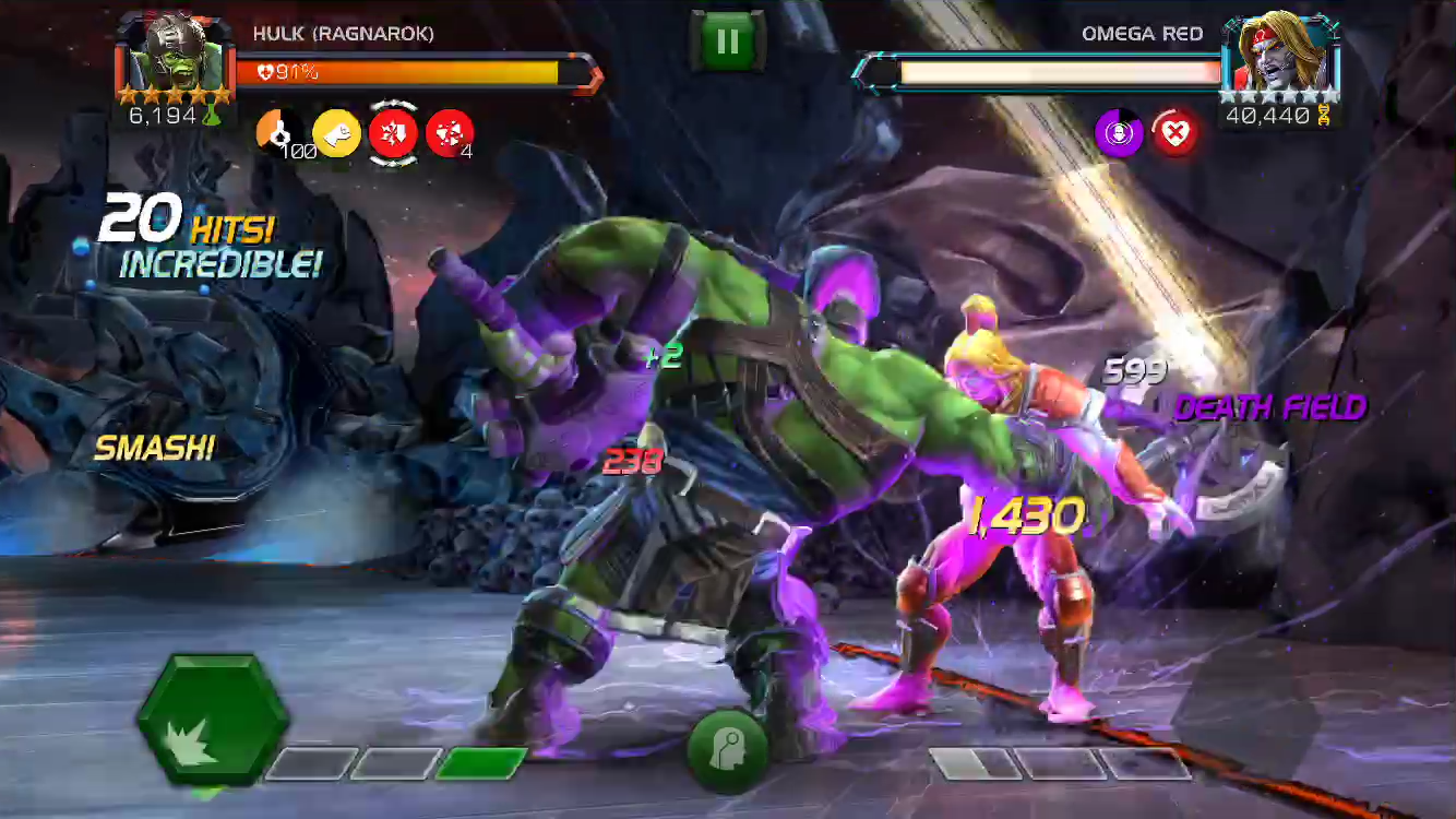 Omega Reds Death Aura Not Triggering Gladiator Hulk Face