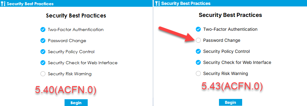 Zyxel USG FLEX 100AX Security Best Practices assword Reset Every Login FW 5.40(ACFN.0) vs 5.43(ACFN.0).png