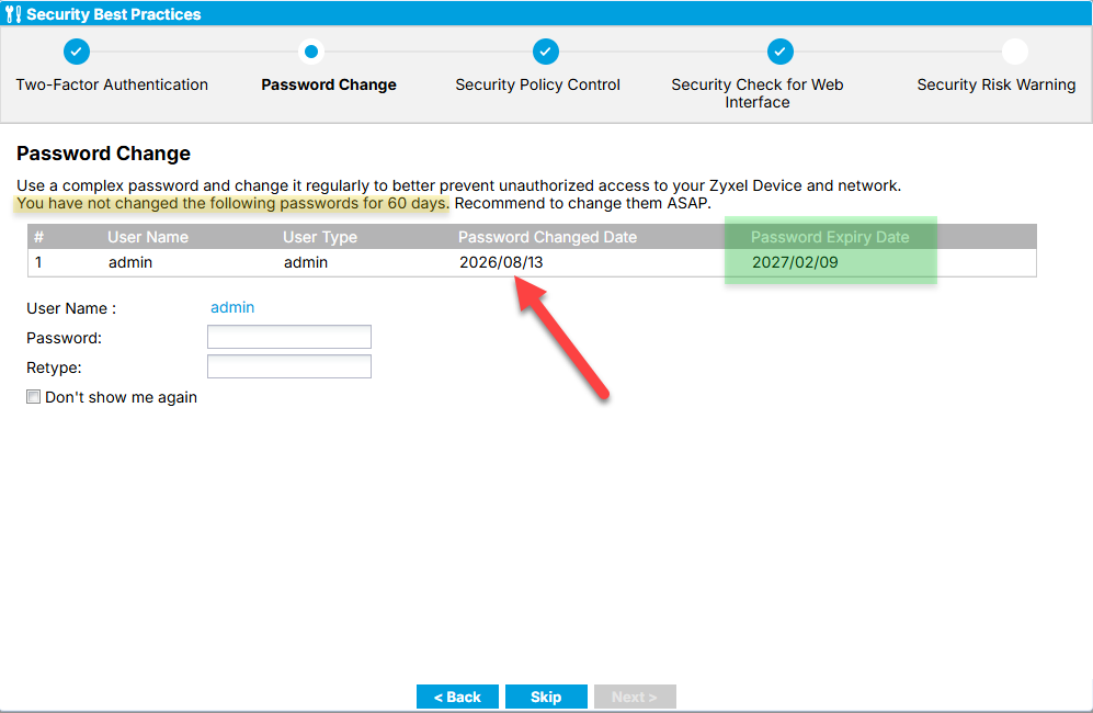 Zyxel USG FLEX 100AX Password Reset On Every Login FW 5.43(ACFN.0).png